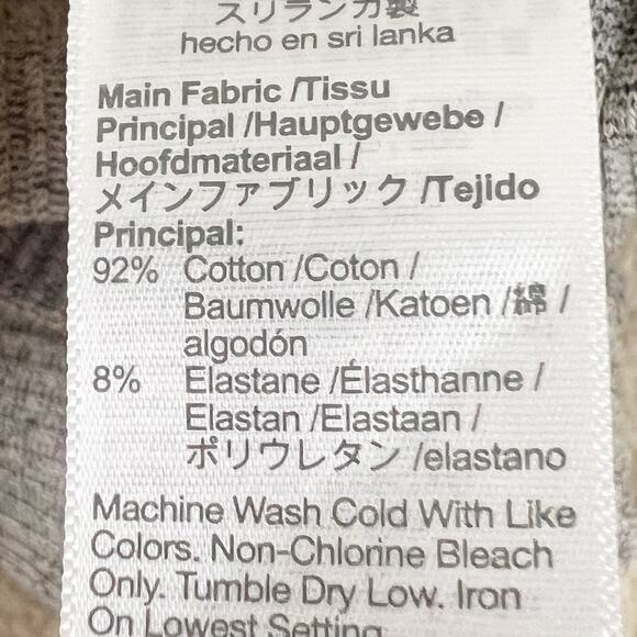 NWT Madewell MWL Superribbed Crop Tank Top in Gray Size Small - Picture 5 of 7